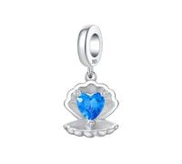 PANPOKI Colgante de plata de ley 925, diseño de animales marinos (delfín, tortuga, pescado, estrella de mar) para pulseras y collares para mujer