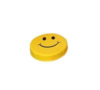 PanQube Soft Foam Active Play Embroiderd Smiley Face Round Seats for Toddlers and Kids Yellow 39x8