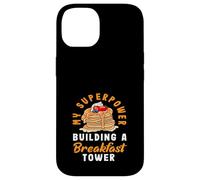 Panqueques Mi Superpoder Construyendo Una Torre De Desayuno Carcasa para iPhone 14