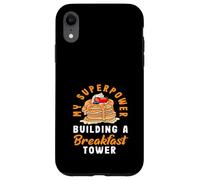 Panqueques Mi Superpoder Construyendo Una Torre De Desayuno Carcasa para iPhone XR