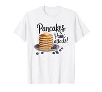 Panqueques y ataques de pánico Humor Salud Divertido Comida Camiseta