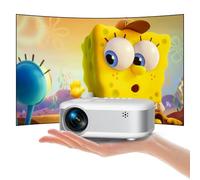 PANSEBA Mini proyector, proyector HD 1080P actualizado 2025, proyector portátil con Bluetooth, proyector de películas compatible con smartphone/portátil/TV Stick/HDMI/USB