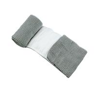 Pansement Compressif - Vendaje Israélien 4 Pouces | Pansement de Traumatisme d'Urgence | Kit de Premiers Secours Tactique, Gauze Stérile Sous Vide pour Plaies, Gris 2 Mètres Survie Exté-