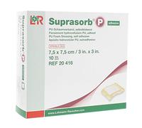 Pansements hydrocellulaires Suprasorb P Lohmann Rauscher boîte de 10-7,5 cm x 7,5 cm