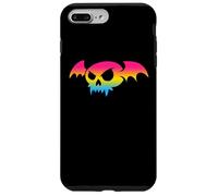 Pansexual Bat Vampire Skull Pan Pride Flag Goth Halloween Carcasa para iPhone 7 Plus/8 Plus