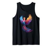 Pansexual Phoenix Bird Pan Pride Flag Rising From Ashes Camiseta sin Mangas