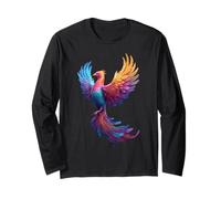 Pansexual Phoenix Bird Pan Pride Flag Rising From Ashes Manga Larga