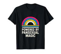 Pansexual Powered by Magic Vintage LGBTQ+ Unisex Pan Pride Camiseta