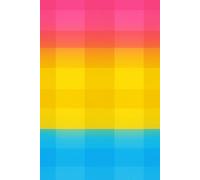 Pansexual Pride Grid Notebook - 2026 Calendar Journal with Bold Pink Yellow Blue Cover | LGBTQ+ Pan Flag Colors