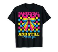 Pansexual y aún no me gustas, divertida bandera del orgullo panamericano LGBTQ Camiseta