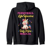 Pansexuals Like Unicorns Only More Magical Funny Pan Meme Sudadera con Capucha