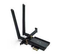PANSHI Tarjeta WiFi 6E, AX210 PCIe adaptador de red para juegos de PC, Bluetooth 5.2, Tri-banda (802.11ax) 5400Mbps 6GHz tarjetas LAN inalámbricas con MU-MIMO, OFDMA, soporte Windows 10/11 (64 bits)