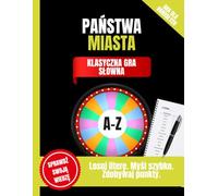 Państwa Miasta: Klasyczna gra słowna | Rozwijaj kreatywność, refleks i słownictwo | Gra dla 2 graczy | Idealna na rodzinne wieczory, spotkania ze znajomymi i podróże
