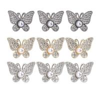 Pant Pant Waist Tightener | 9 Pieces Alloy Adjustable No Sewing Butterfly |