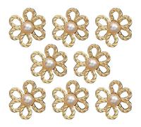 Pant Waist Tightener, Flower Button Pins Set of 8, Pant Shaping Accessories, Adjustable Removable Pant Tightener for Women's Clothing Dress Waist Shaping Fashion Accessories