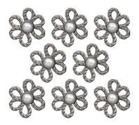 Pant Waist Tightener, Flower Button Pins Set of 8, Pant Shaping Accessories, Adjustable Removable Pant Tightener for Women's Clothing Dress Waist Shaping Fashion Accessories