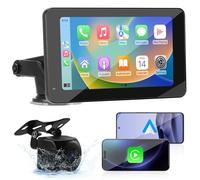 Pantalla 7 Pulgadas CarPlay, Pantalla Android Auto 2025 Mejorada, Pantalla CarPlay Buddy con navegación, Control por Voz, Mirror Link, Pantalla táctil, Reproductor Multimedia para Car Play Coche
