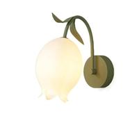 Pantalla acrílica Creativa con Forma de pétalo, Aplique de Pared metálico de Estilo nórdico, Aplique de Pared para Interiores, lámpara de Pared de un Solo Cabezal con Fuente de luz G9.