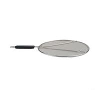 Pantalla antisalpicaduras con malla de acero inoxidable para sartenes que protegen contra salpicaduras de aceite caliente y reducen los riesgos de quemaduras (29 cm)