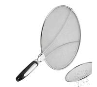 Pantalla Antisalpicaduras Protector Acero Inoxidable Mango Ergonómico