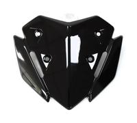 Pantalla Antiviento Alerón para Parabrisas De Motocicleta para XMAX250 XMAX300 Xmax 125 2023-2025 Protector De Pantalla Deflector De Visera Soporte(Negro)