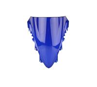 Pantalla Antiviento Alerón Parabrisas De Motocicleta para YZF R1 2007-2008 Deflectores De Aire De Plástico, Extensión De Pantalla Frontal Carenado Soporte(Azul)