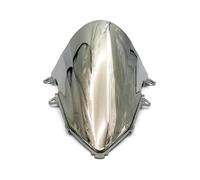 Pantalla Antiviento Deflectores De Parabrisas Motocicleta para CBR650R 2019-2024 Pantalla Elevación Adaptable Alerón Viento, Extensión Carenado, Flujo Aire Soporte(Plata)