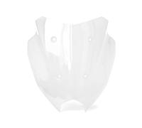 Pantalla Antiviento Deflectores De Parabrisas para Motocicleta para NMAX155 Turbo 2025 Parabrisas Deportivo Negro con Protector De Viento Y Alerón Soporte(Transparente)