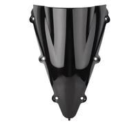 Pantalla Antiviento Deflectores De Parabrisas para Motocicleta para YZF1000 YZFR1 2004-2006 Protector De Doble Burbuja para Parabrisas Soporte(Negro)