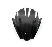 Pantalla Antiviento Parabrisas De Motocicleta para CB1000R para CB300R para CB300F para CB150R para CB125R para CB250F Deflectores De Manillar De 7/8" Y 1" Soporte(Negro)