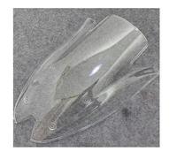 Pantalla Antiviento Parabrisas De Motocicleta para para Ninja para Z1000 2010-2013 Protector De Parabrisas De Doble Burbuja Negro Soporte(Transparente)