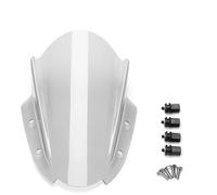 Pantalla Antiviento Parabrisas De Motocicleta para Suzuki GSXR250 GSX-250R 2017-2019 Pantalla Deflectora Viento con Extensión Flujo Aire Y Alerón Modificado Soporte(Humo Ligero)