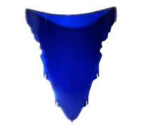 Pantalla Antiviento Parabrisas De Motocicleta para YZF 1000 R1 2009-2014 Deflectores Viento Plástico Doble Burbuja Pantalla Alerón Cubierta Flujo Aire Soporte(Azul)