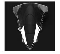 Pantalla Antiviento Parabrisas De Motocicleta para YZF 1000 R1 2009-2014 Deflectores Viento Plástico Doble Burbuja Pantalla Alerón Cubierta Flujo Aire Soporte(Transparente)