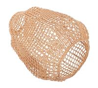 Pantalla Bohemia de Cuerda de Algodón Tejida a Mano para Lámpara | Hierro y Fibras Naturales, Tejido Compacto y Patrón Complejo, para Rincón de Lectura o Decoración Hotelera