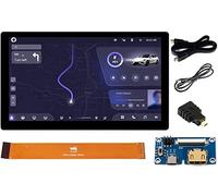 Pantalla capacitiva táctil QLED de 7 pulgadas, 1024 x 600 píxeles, LCD delgado y ligero integrado con placa adaptadora, para Raspberry Pi/Jetson Nano/Windows/PC, compatible con Windows/Linux/Android