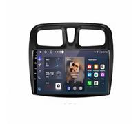 Pantalla Carplay Coche Inalámbrica para Renault Logan 2 2012-2022 Sandero 2 2013-2022 Enlace Espejo, Navegación, Siri, Aux, Bluetooth, Airplay, Lectura de Vídeo, Navegación, 8 Nuclear 6G+128G