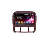 Pantalla Carplay Coche para Benz W220/W215/S280/S320/S350/S400/S500/CL600 Pantalla Táctil HD, Tipo C, Carga Rápida, Radio FM RDS, Micrófono y Cámara de Visión Trasera, 8 Nuclear 4G+64G