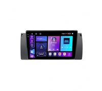 Pantalla Carplay Coche para BMW 5 E39 X5 E53 1995-2003 Pantalla Táctil HD, Tipo C, Carga Rápida, Radio FM RDS, Micrófono y Cámara de Visión Trasera, 8 Nuclear 4G+64G