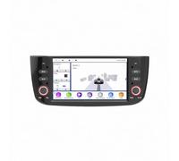 Pantalla Carplay Coche para Fiat Linea Punto EVO 2012-2015 Enlace Espejo, Siri, G00Gle Asistente de Voz, Navegación, FM, Aux, Bluetooth, 8 Nuclear 6G+128G