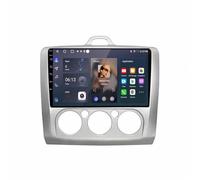 Pantalla Carplay Coche para Ford Focus Exi MT 2004-2011 A-Pple Car Play Android Auto Inalámbrico, Coche con Bluetooth, Avegación GPS, FM, Aux, 8 Nuclear 8G+256G