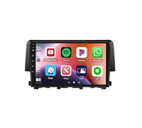 Pantalla Carplay Coche para Honda Civic 10 2016-2020 con Bluetooth, Mirror Link, Airplay, FM, Aux, Siri, Navegación, Micrófono y Cámara de Visión Trasera, 8 Nuclear 8G+256G