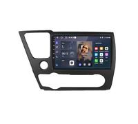 Pantalla Carplay Coche para Honda Civic 9 2013-2016 con Bluetooth, Mirror Link, Airplay, FM, Aux, Siri, Navegación, Micrófono y Cámara de Visión Trasera, 8 Nuclear 8G+256G