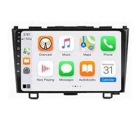 Pantalla Carplay Coche para Honda CRV CR-V 3 RE 2007-2011 con Bluetooth, Mirror Link, Airplay, FM, Aux, Micrófono y Cámara de Visión Trasera, 4 Nuclear 2G+32G