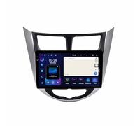 Pantalla Carplay Coche para Hyundai Accent i25 2010-2016 Pantalla Táctil HD, Tipo C, Carga Rápida, Radio FM RDS, Micrófono y Cámara de Visión Trasera, 4 Nuclear 1G+16G