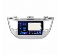 Pantalla Carplay Coche para Hyundai IX35 Tucson 3 2015-2018 Pantalla Táctil HD, Tipo C, Carga Rápida, Radio FM RDS, Micrófono y Cámara de Visión Trasera, 4 Nuclear 2G+32G