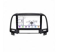 Pantalla Carplay Coche para Hyundai Sante Fe 2 2006-2012 Pantalla Táctil HD, Tipo C, Carga Rápida, Radio FM RDS, Micrófono y Cámara de Visión Trasera, 4 Nuclear 1G+16G