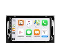 Pantalla Carplay Coche para Karoq NU7 2017-2021 con Bluetooth, Mirror Link, Airplay, FM, Aux, Siri, Navegación, Micrófono y Cámara de Visión Trasera, 4 Nuclear 1G+16G