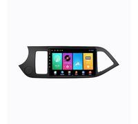 Pantalla Carplay Coche para KIA Morning Picanto 2011-2016 con Bluetooth, Mirror Link, Airplay, FM, Aux, Siri, Navegación, 4 Nuclear 1G+16G
