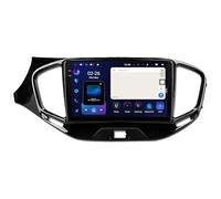 Pantalla Carplay Coche para Lada Vesta Cross Sport 2015-2019 Pantalla Táctil HD, Tipo C, Carga Rápida, Radio FM RDS, Micrófono y Cámara de Visión Trasera, 8 Nuclear 6G+128G
